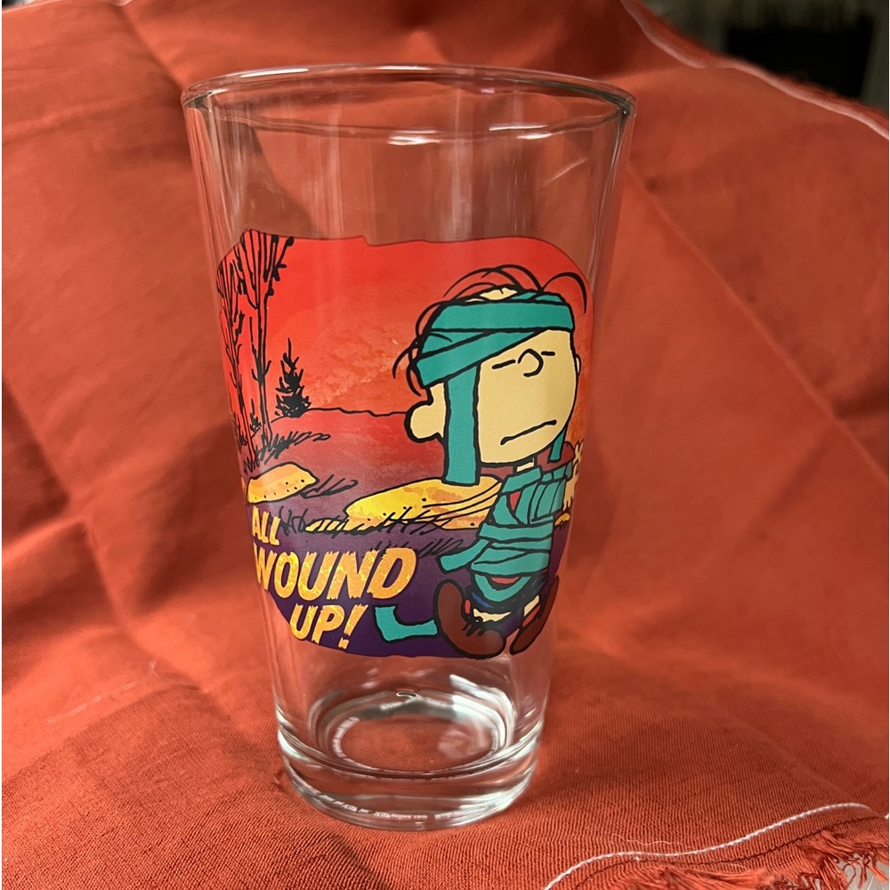 Peanuts drinking glass Charlie Brown